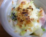 白菜・ほうれんそう・ベーコンのグラタン作り方10写真