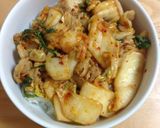 簡単☆豚キムチ丼作り方4写真