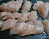 お弁当に◎鶏ささみ肉の青のり焼き作り方1写真