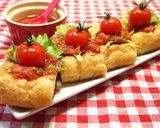 かけトマ♡とちお油揚げ焼き作り方3写真