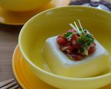 ダイエットにお豆腐のバジルトマトサラダ♪作り方3写真