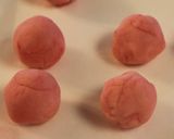 簡単！ひな祭りの練りきり ♪ (桃の花）作り方7写真