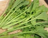 エビと菜の花の粒マスタード炒め作り方2写真