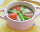 プチッ♪薩摩揚げとトマトのさっぱりスープ作り方4写真