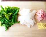 ❃菜の花と大根のジンジャーミルクスープ❃作り方1写真
