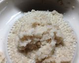 蓮根の豆腐挟み揚げ梅肉風味＆ふわふわ団子作り方1写真