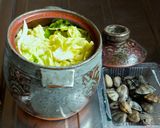 白菜とあさりの土鍋蒸し作り方1写真