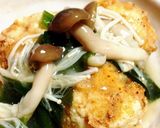 蓮根の豆腐挟み揚げ梅肉風味＆ふわふわ団子作り方11写真