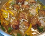 肉だんごの野菜たっぷりあんかけ作り方6写真