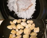 鶏むね肉のえのきソース絡め（バター醤油）作り方2写真