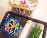 簡単♪さば缶であら汁風みそ汁作り方1写真