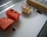 ローストポークをすいかドレッシングで♪作り方1写真