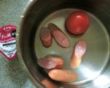 トマト×ほうれん草のプチッと和スープ作り方6写真