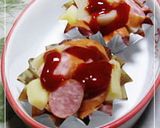 お弁当に★ポテトとウインナーのチーズ焼き作り方1写真