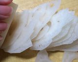女将に聞いた、レンコンのきんぴら作り方1写真