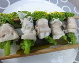 たった３分！菜の花の肉巻きレンジ蒸し作り方2写真
