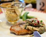 豚ロースステーキきのこのクリームソース作り方7写真