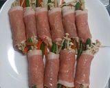 ☆豚肉の具だくさん野菜巻き☆お弁当にも☆作り方3写真