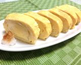 ほんのり甘い黄金比率♡ふわふわだし巻き卵作り方6写真