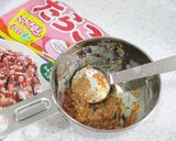たらこふりかけde明太チーズ巻きちくわ作り方3写真