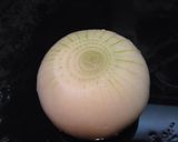 超簡単 新玉ねぎまるまる昆布茶スープ作り方1写真