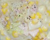 絶対子供が好きな味！白菜のクリーム煮だ！作り方10写真