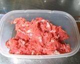焼きメンチカツ弁当作り方1写真
