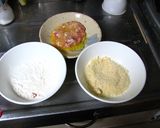 焼きメンチカツ弁当作り方4写真