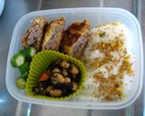 焼きメンチカツ弁当作り方7写真