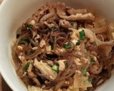 なんちゃって！すき焼き丼♥作り方6写真