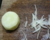 しゃきしゃき☆ぺらぺら大根の中華スープ作り方1写真
