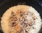 鶏肉・蓮根・きのこの炊きこみご飯生姜風味作り方10写真