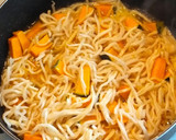 切り干し大根とかぼちゃの辛み煮込み作り方2写真