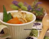 プチっと鍋で簡単ヘルシースープ作り方3写真