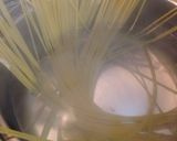 【男飯】ツナとキノコの和風スープスパ作り方1写真
