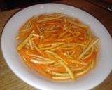 レンジで作るオレンジピール作り方1写真