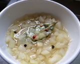 ゆで卵と玉ねぎのピクルスのオープンサンド作り方4写真
