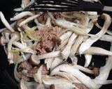 【男飯】ツナとキノコの和風スープスパ作り方3写真