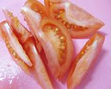 トマトたっぷり♪キムチスープうどん作り方1写真