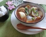 ＊鯖缶・蕪・玉葱＊プチッとキムチスープ作り方7写真