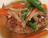 ★簡単★豆腐ハンバーグキノコあんかけ‼︎作り方10写真