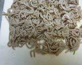 海鮮寄せ鍋リメイク・和そばで雑炊風作り方3写真