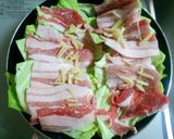 レシピ本掲載☆豚肉とキャベツの重ね蒸し作り方5写真