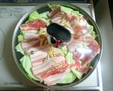 レシピ本掲載☆豚肉とキャベツの重ね蒸し作り方7写真
