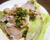 レシピ本掲載☆豚肉とキャベツの重ね蒸し作り方10写真