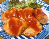 鶏むね肉のケチャップ焼き作り方4写真