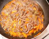 つきこんにゃくと人参の照り煮作り方4写真