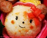 簡単！くまくん＆くまちゃんのキャラ弁♡作り方5写真