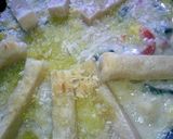 豆乳クリームパスタ～ブルーチーズ風味作り方6写真
