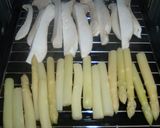 ホワイトアスパラとエリンギの温泉卵のせ作り方2写真